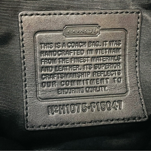 Coach Pleated Signature NS Tote Bag F15047 - Picture 13 of 13